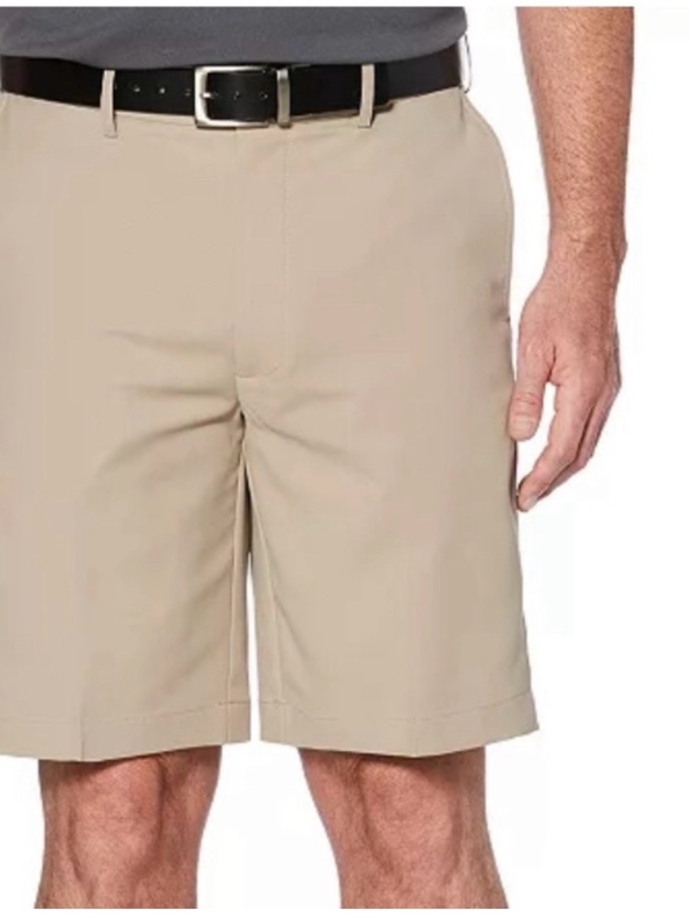 Grand Slam Men's Flat Front Tan Shorts Golf Size 34